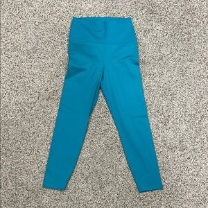 Carbon 38 Teal High-Waisted Leggings